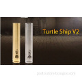ecigator black and stainless steel turtle ship mod turtle ship v2